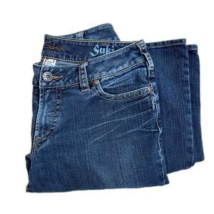 Silver Suki Wide Leg Jeans Dark Wash 31